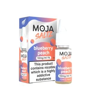 Moja Saltz 10mg Nic Salt E-liquid - Blueberry Peach