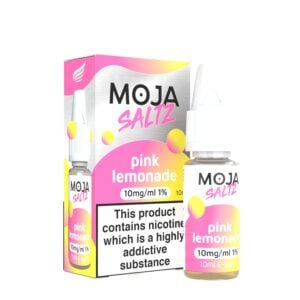 Moja Saltz 10mg Nic Salt E-liquid - Pink Lemonade