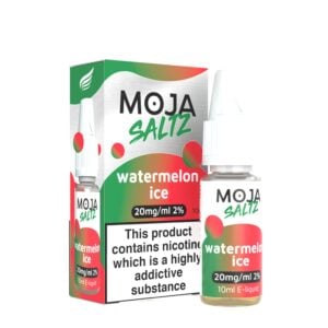 Moja Saltz 20mg Nic Salt E-liquid - Watermelon Ice
