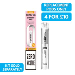 SKE Crystal 0mg (0%) Prefilled Pods - 4 For £10