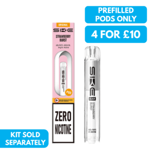 SKE Crystal 0mg Pods - 4 For £10