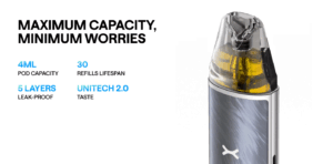 Oxva Nexlim Go Pod Features