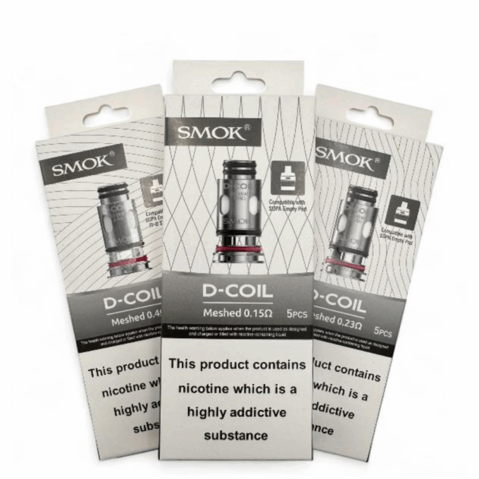 Smok D Coil Series Replacement Coils - VAPE.CO.UK