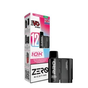 0mg IVG Pro 12 Pods Strawberry Raspberry Cherry