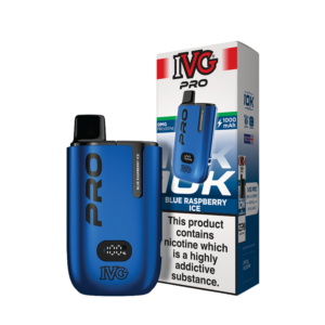 IVG 0mg (0%) Pro 12 Prefilled Pod Kit - Blue Raspberry Ice