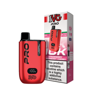 IVG 0mg (0%) Pro 12 Prefilled Pod Kit - Strawberry Raspberry Cherry