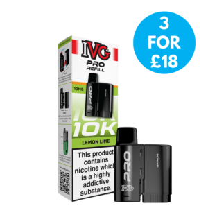 IVG Pro 12 10mg (1%) Refill Pack - 3 For £18
