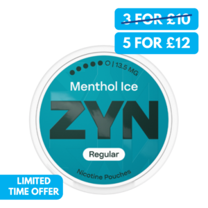 Zyn Snus 13.5mg Nicotine Pouches 5 For £12