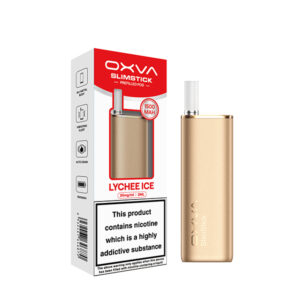 OXVA Slim Stick Vape Kit - Gold with Lychee Ice