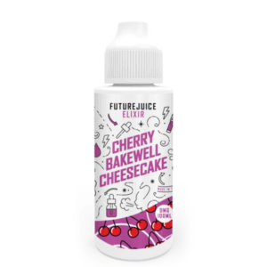 0mg Future Juice Elixirs 100ml Shortfill E-liquid (70VG/30PG) - Cherry Bakewell Cheesecake
