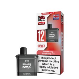 20mg IVG Smart Max 10k Refill Pack Strawberry Raspberry Ice