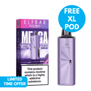 Elf Bar ELFX Mega kit Promo - Free XL Pod