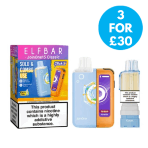 Elf Bar Joinone 15 Classic Prefilled Vape Kit - 3 For £30