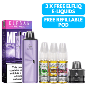 Elf Bar Mega Refillable Vape Kit Promo