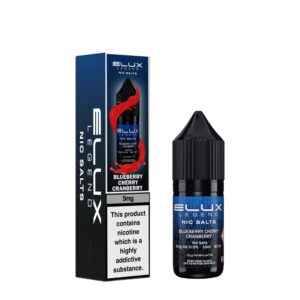 Elux 5mg Nic Salt E-liquid - Blueberry Cherry Cranberry