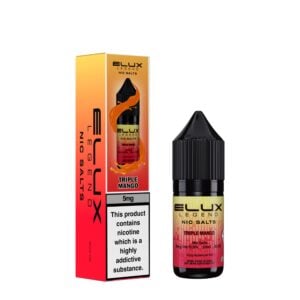 Elux 5mg Nic Salt E-liquid - Triple Mango