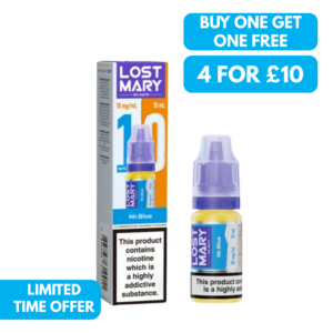 Lost Mary 10mg (1%) Nic Salt 10ml E-liquid - BOGOF