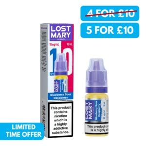 Lost Mary 10mg Nic Salt Promo - 5 For £10