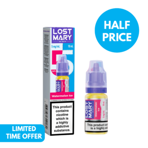 Lost Mary 5mg (0.5%) Nic Salt E-liquid - Half Price