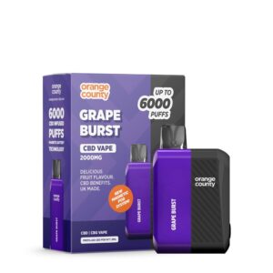 Orange County CBD 2000mg Prefilled Vape Kit - Grape Burst