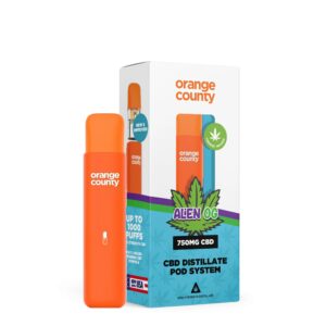 Orange County CBD 750mg Vape Kit Alien OG