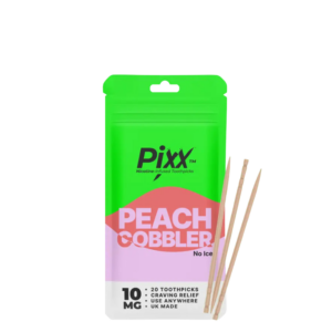 Pixx 10mg Nicotine Toothpicks - Peach Cobbler