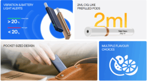 OXVA Slim Stick Vape Kit Key Features 