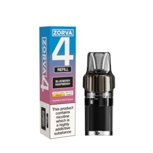 Zorva 4 Refill Pack - Blueberry Raspberry