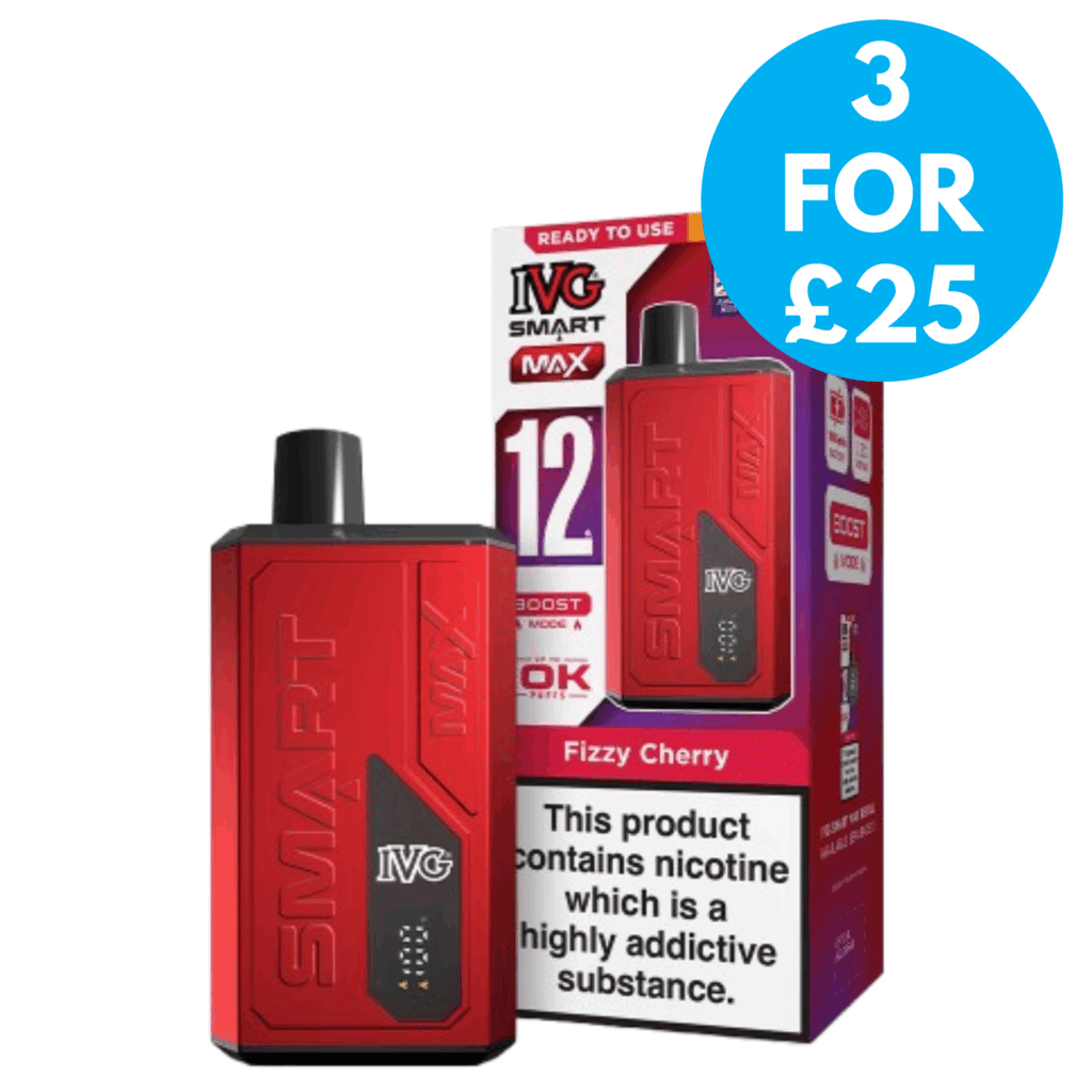 10mg (1%) IVG Smart Max Prefilled Vape Kit - 3 For 25 - VAPE.CO.UK
