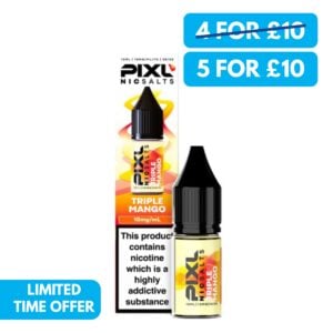 Pixl 10mg Nic Salts - 5 for £10
