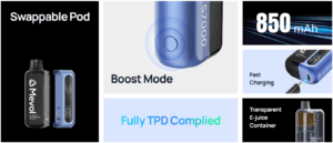 Mevol S7000 Vape Kit Features