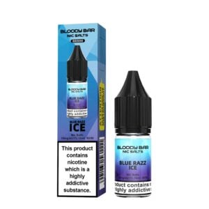 Bloody Bar Nic Salts 10mg - Blue Razz Ice
