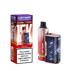 Lost Mary Nera Fullview 15K Prefilled Vape Kit 20mg (2%) - Cherry Ice