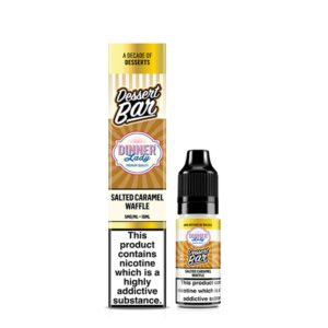 Dinner Lady Dessert Bar Salts 5mg - Salted Caramel Waffle