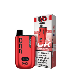 IVG Pro 12 20mg Prefilled Pod Kit - Strawberry Raspberry Ice