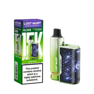 Lost Mary Nera Fullview 15K Prefilled Vape Kit 20mg (2%) - Lemon Lime