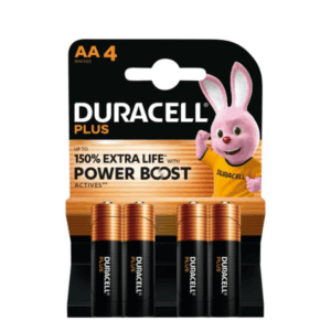 Duracell Power Boost Double AA Batteries - 4 Pack