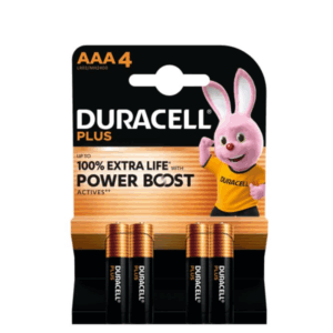 Duracell Power Boost Triple AAA Batteries - 4 Pack