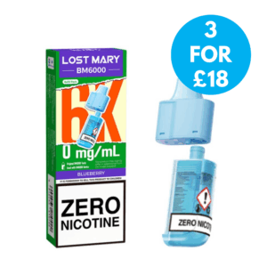 Lost Mary BM6000 0mg Refill Pack - 3 For £18