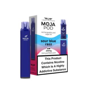 Moja Pod Prefilled 20mg Vape Kit - Sour Blue Razz