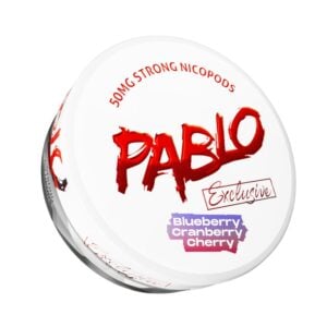 Pablo Exclusive 50mg Nicotine Pouch - Blueberry Cranberry Cherry