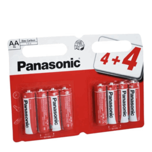 Panasonic Zinc AA Batteries - 8 Pack