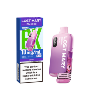 Grape - Lost Mary BM6000 10mg (1%) Prefilled Kit