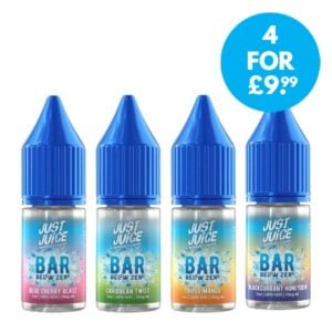 Just Juice Below Zero 10mg Nic Salts - 4 For £9.99