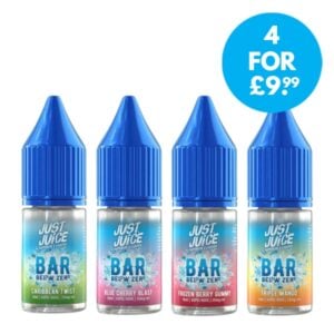 Just Juice Below Zero 20mg Nic Salts - 4 For £9.99