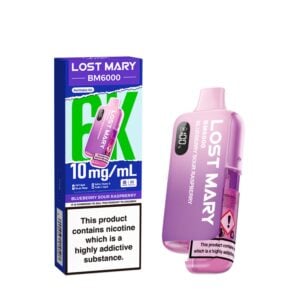 Lost Mary BM6000 10mg (1%) Prefilled Kit - Blueberry Sour Raspberry