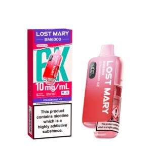 Lost Mary BM6000 10mg (1%) Prefilled Kit - Strawberry Ice