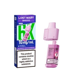 Lost Mary BM6000 10mg (1%) Refill Pack - Blueberry Sour Raspberry