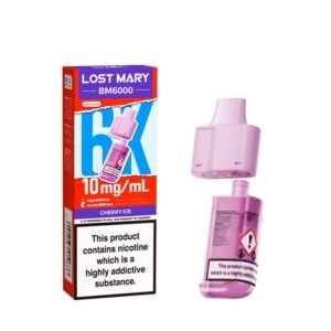 Lost Mary BM6000 10mg (1%) Refill Pack - Cherry Ice
