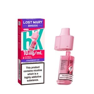 Lost Mary BM6000 10mg (1%) Refill Pack - Strawberry Ice
